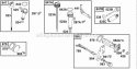 Oil Group Diagram and Parts List for  Briggs and Stratton Engine